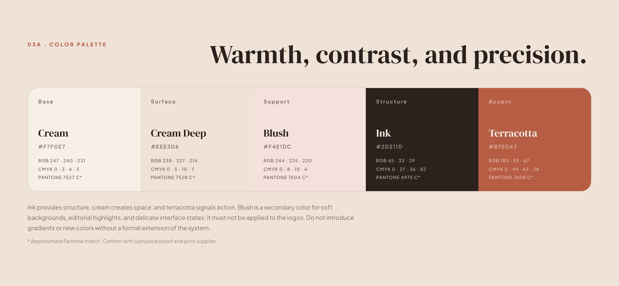 Color, KONDA mini brand manual